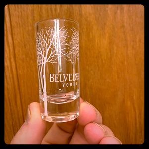 Belvedere shot glasses.